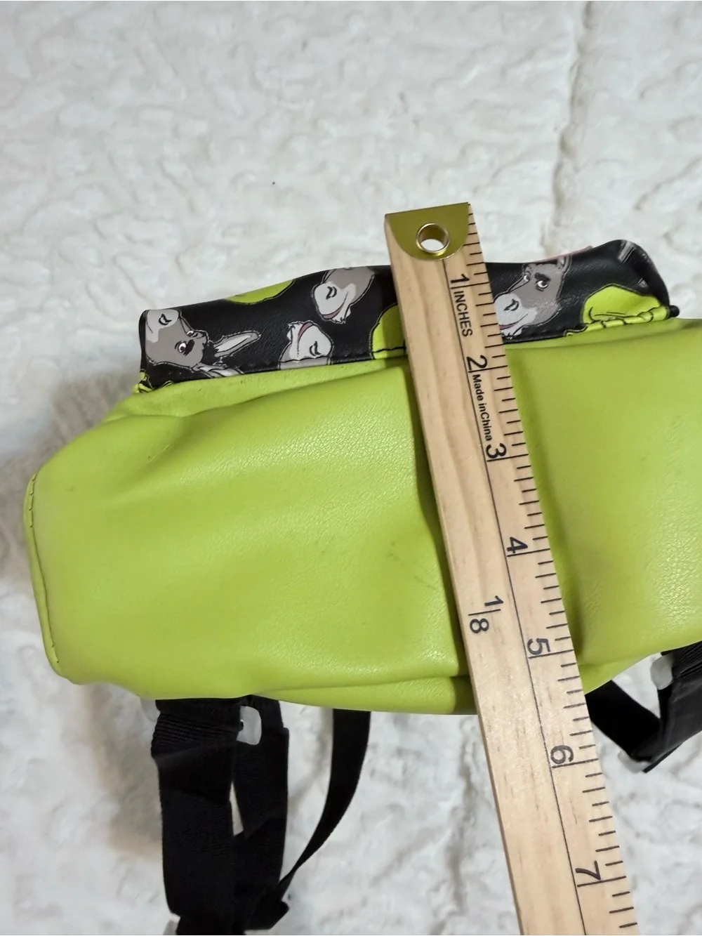 Dreamworks Shrek Bright Green and Black Kids Backpack